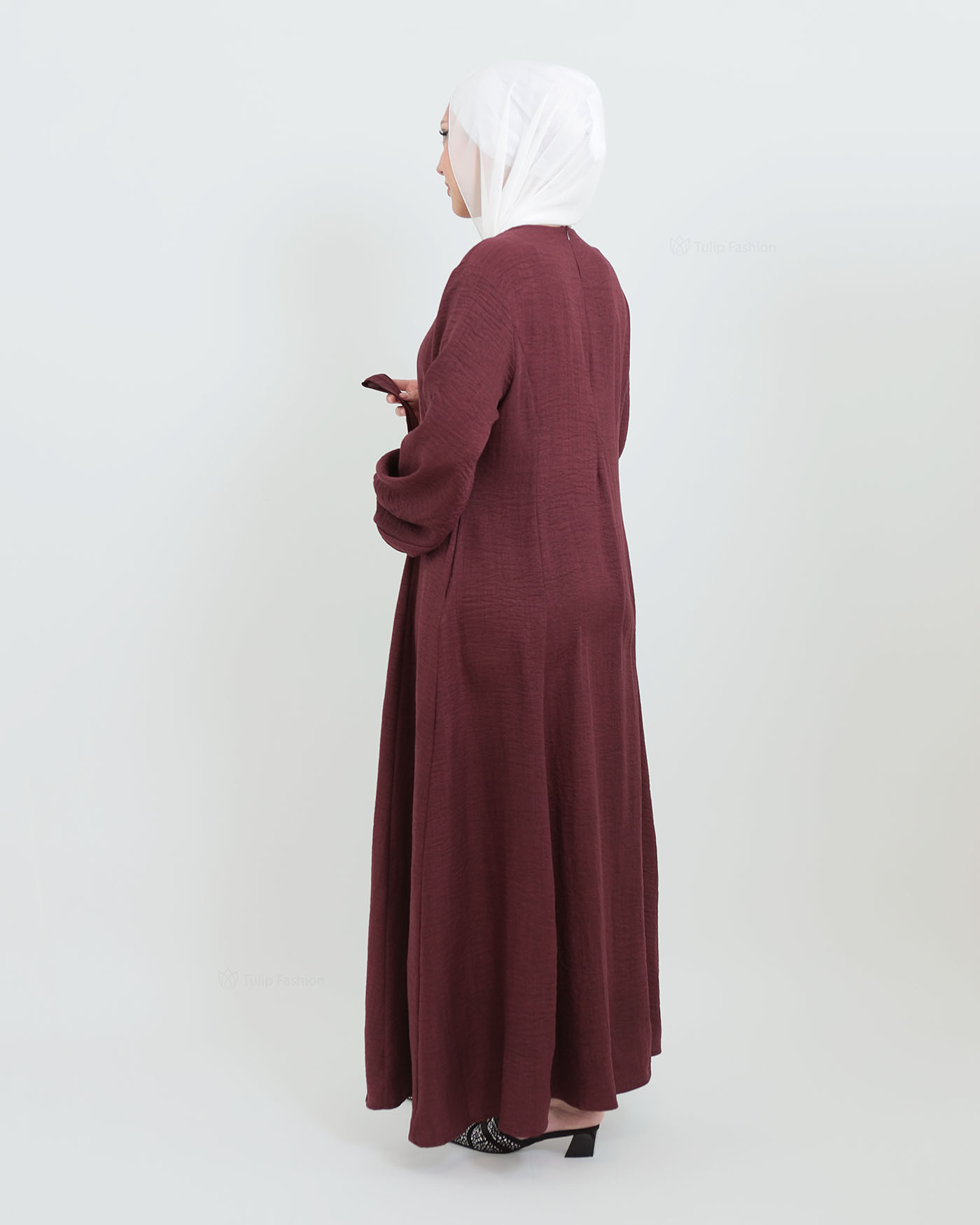 Maxi dress - Maroon - 6