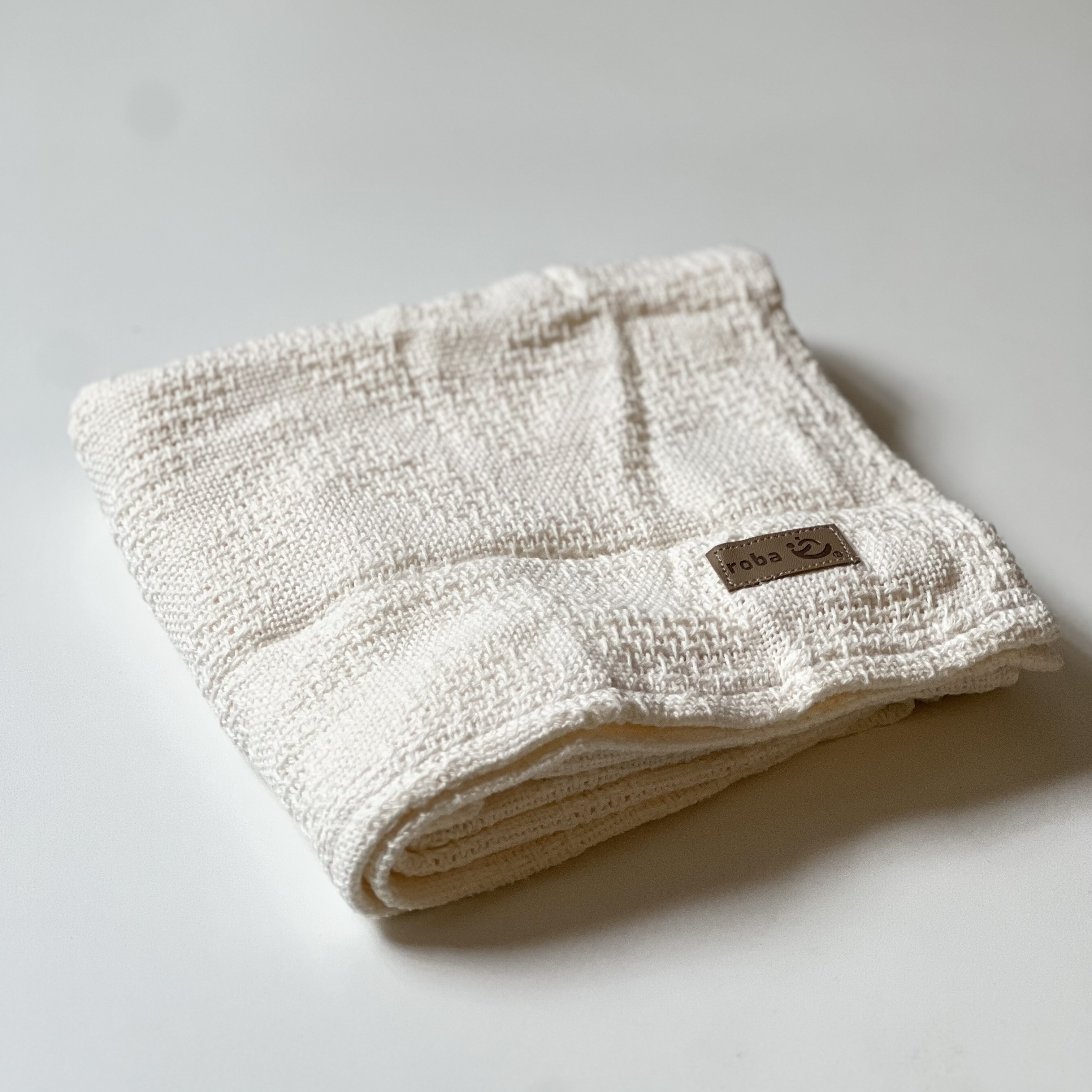Babyfilt GOTS bomull  från Roba Kids  Seashells Oyster - 2