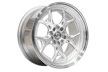 59°North Wheels D-014 9x18" ET30 5x114,3/5x120 borstad silver/polerad läpp