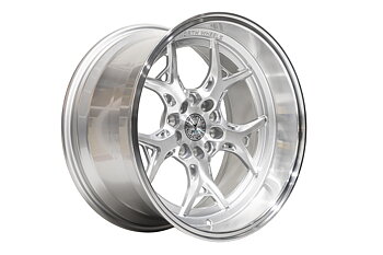 59°North Wheels D-014 9,75x18" ET -5 5x114,3/5x120 borstad silver/polerad läpp
