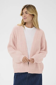 Saint Tropez Ottoline Open Cardigan Pearl Blush Melange