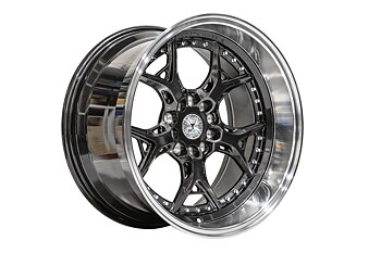59°North Wheels D-014 9,75x18" ET -5 5x114,3/5x120 gunmetal/polerad läpp