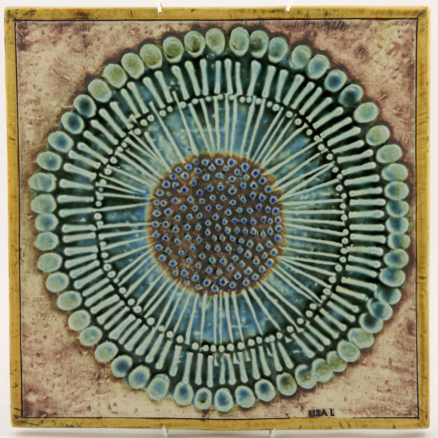 リサラーソン 陶板 ひまわり UNIK Solros ユニークシリーズ 1961年