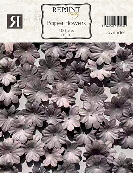 Mini Pappersblommor  20 mm 100 st Lavender
