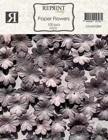 Mini Pappersblommor  20 mm 100 st Lavender