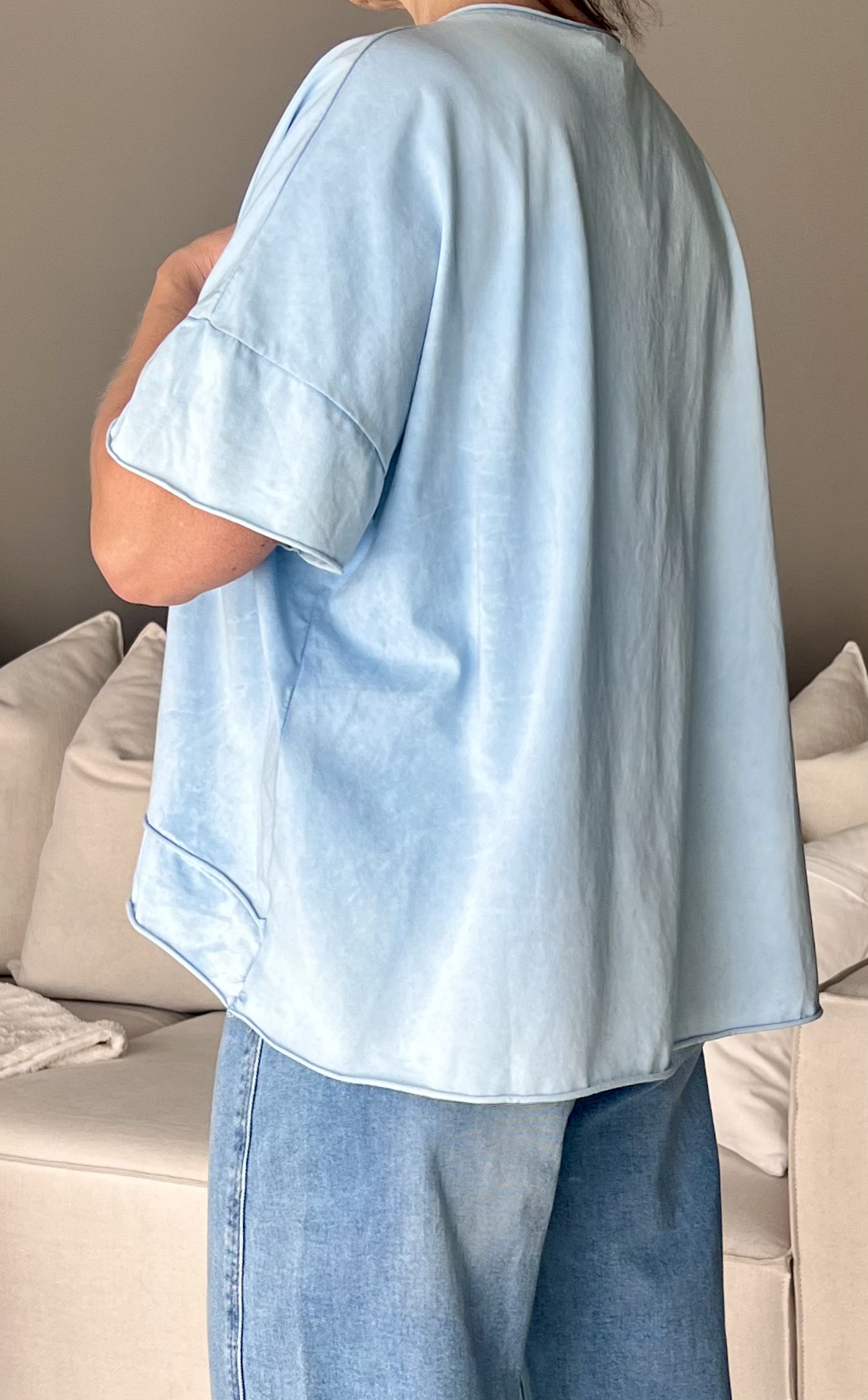 Marta T-shirt Janna Ljusblå - 2