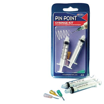 Glue syringe, fine needle