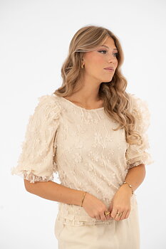 Capri Collection chateau Blouse Champange