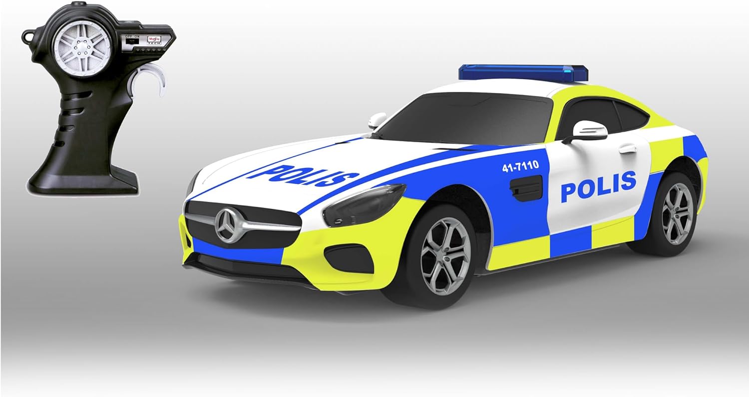 Radiostyrd Svensk Polisbil  Mercedes-AMG GT  Skala 1:24