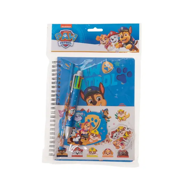 Paw Patrol Skrivset med Anteckningsbok & Penna