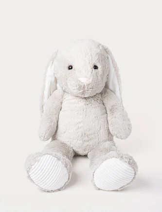Jessica, kanin, grå, 100 cm - Teddykompaniet