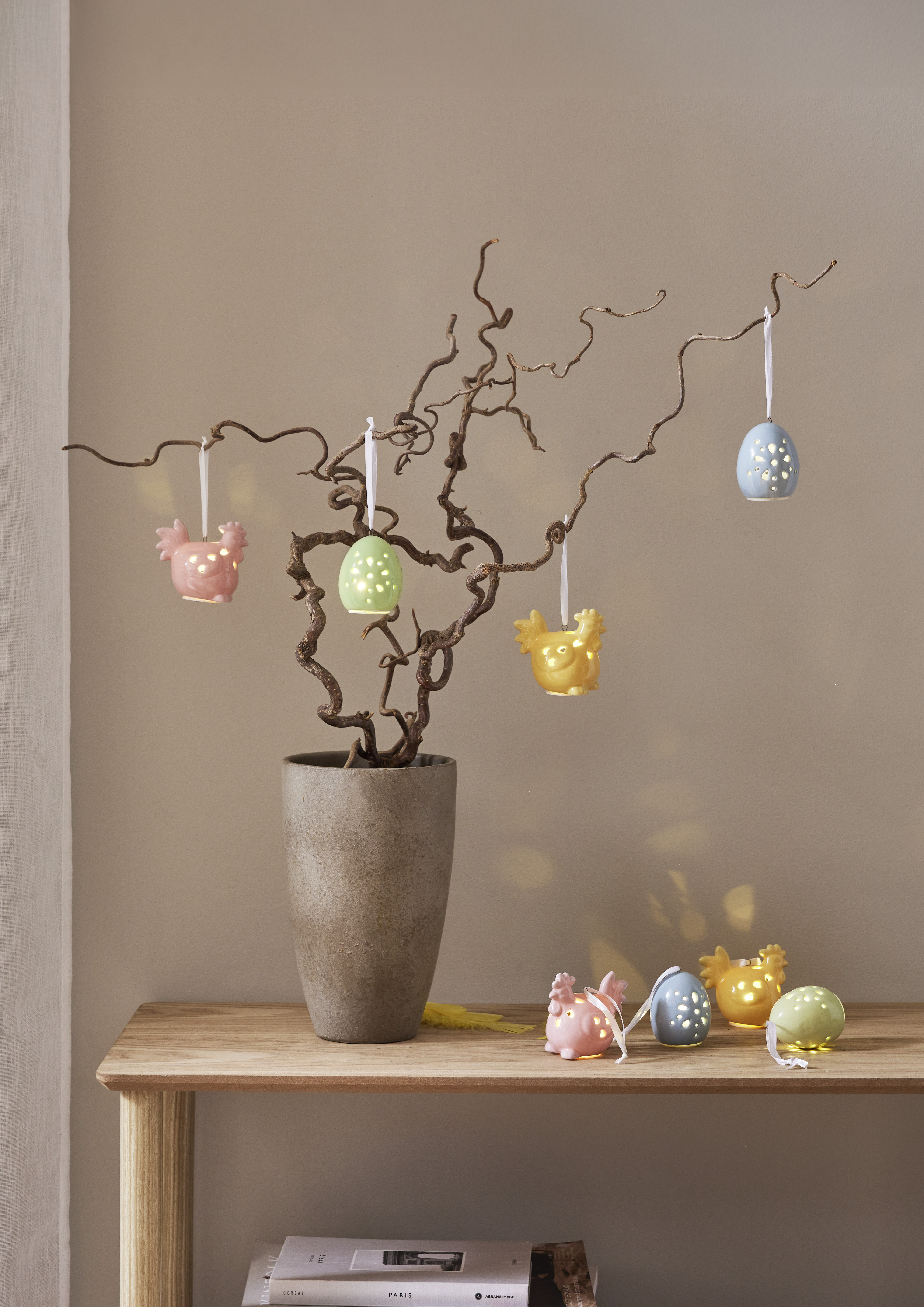 Easter decorations - Decorations - Hen/Egg Hanging - 4-pack - 3