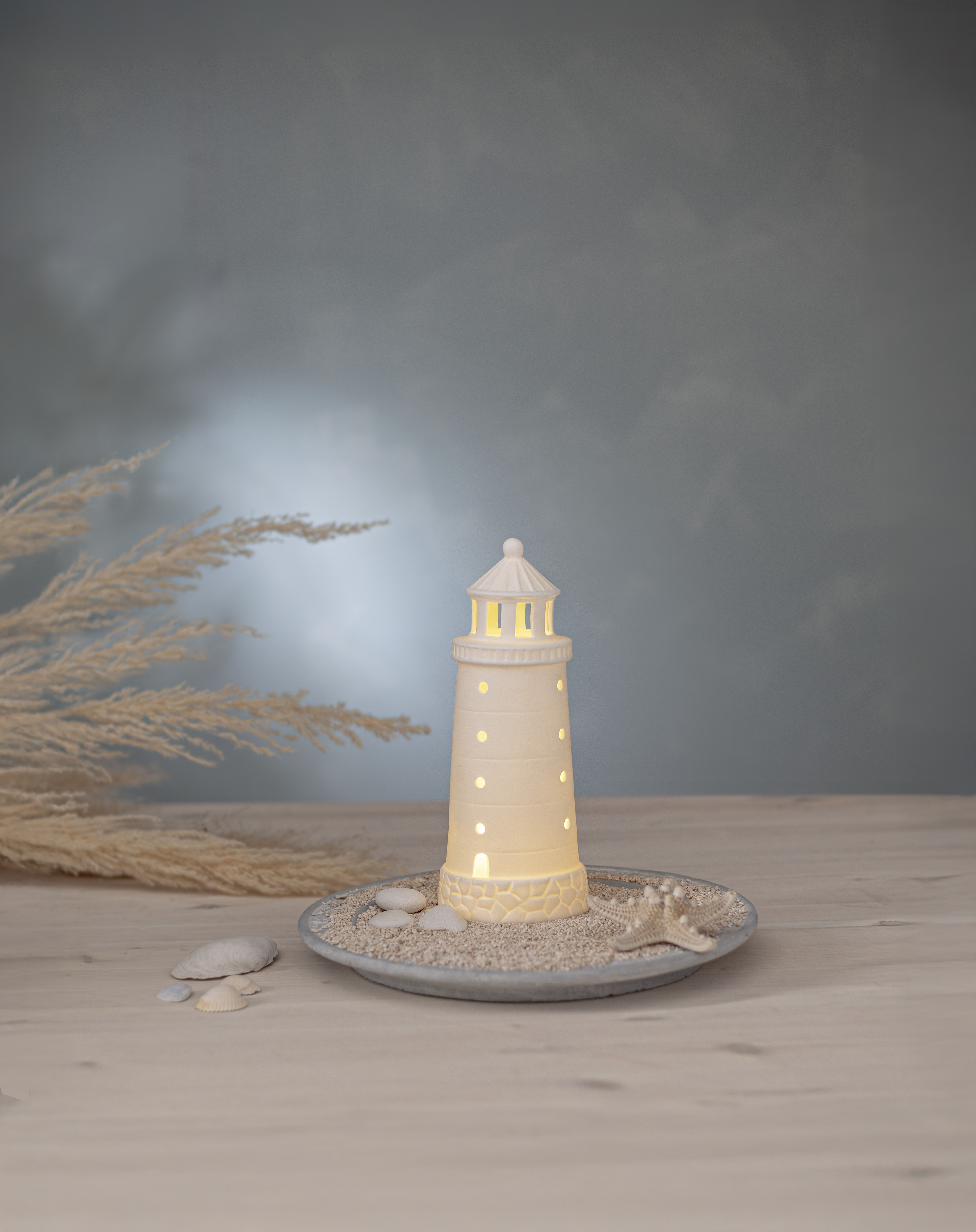 Lantern - Lantern - Lighthouse - 25x10 cm - Battery-powered - 2
