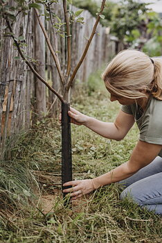 Jyrsijöiden suojus muovia musta 80cm 4kpl Nelson Garden