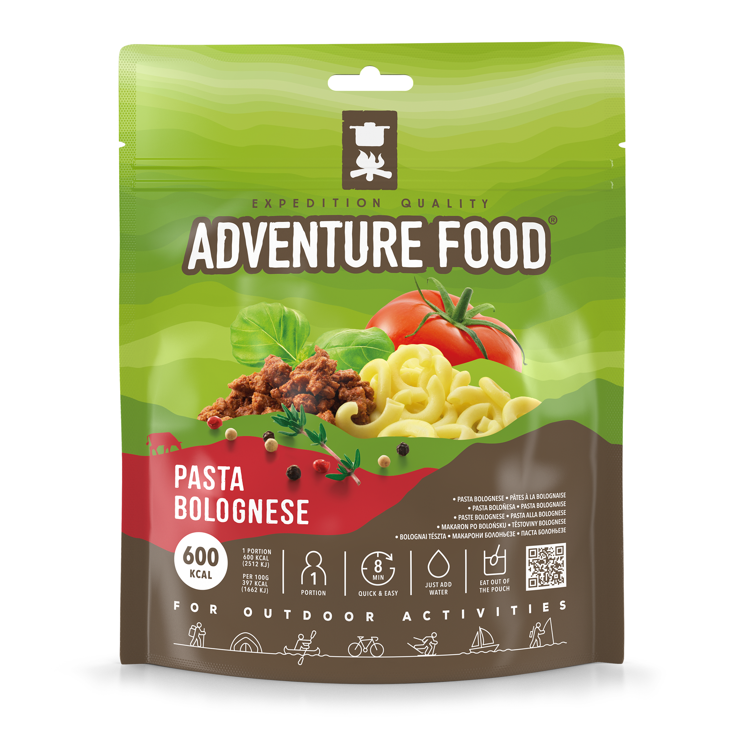 Pasta Bolognese 600Kcal