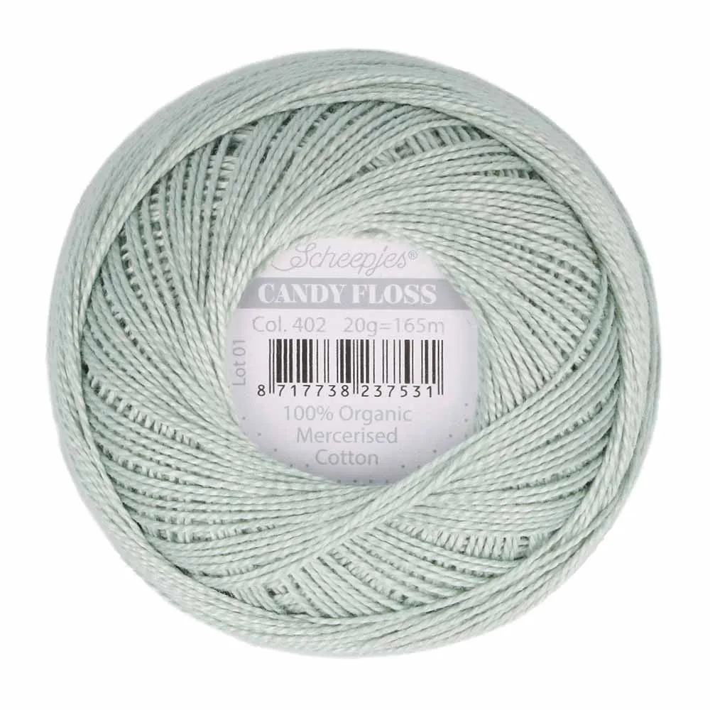 Candy Floss Silver Green 402