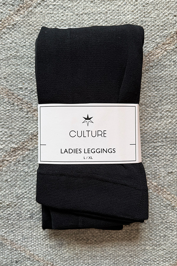 Culture - Linne Leggings Black - 2