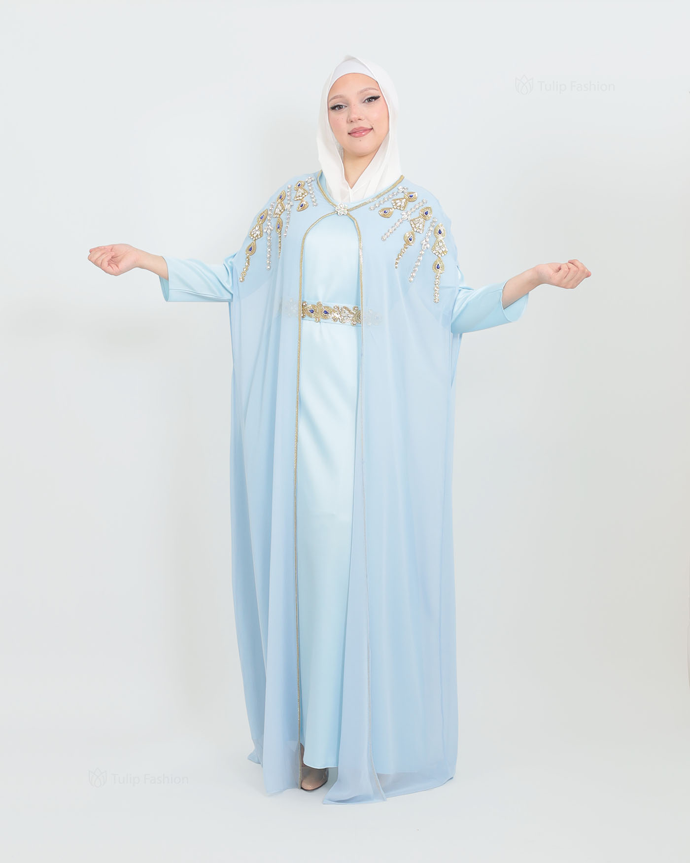 Kaftan - Blue - 2