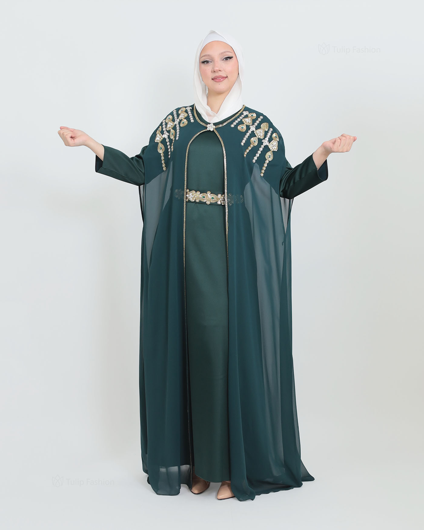 Kaftan - Green - 4