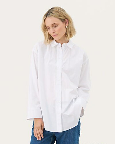 Skjorta Savanna oversize vit