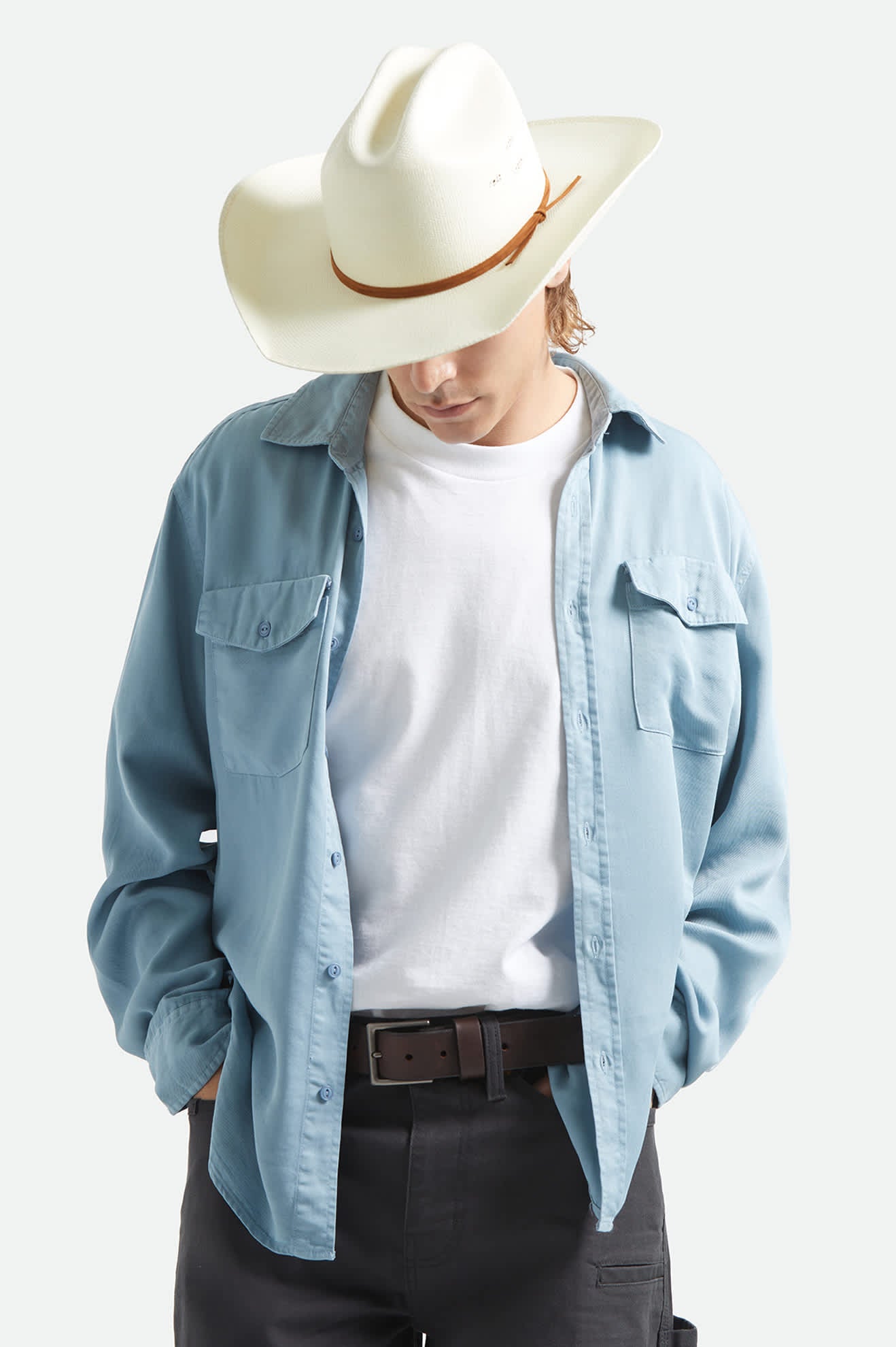 Laredo cowboyhatt bone stråhatt - 2