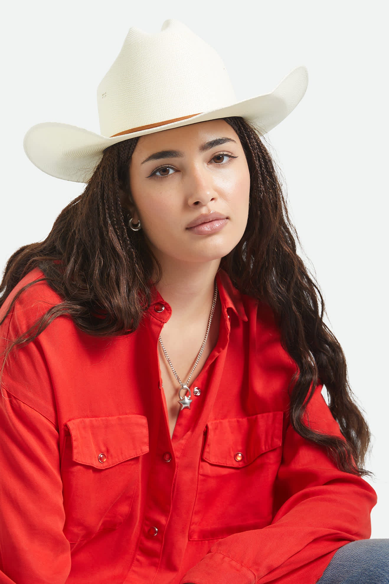 Laredo cowboyhatt bone stråhatt - 3