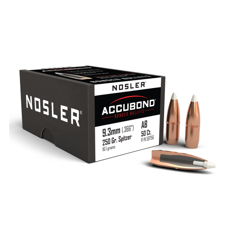 Nosler 9.3mm 250gr AccuBond (50ct)