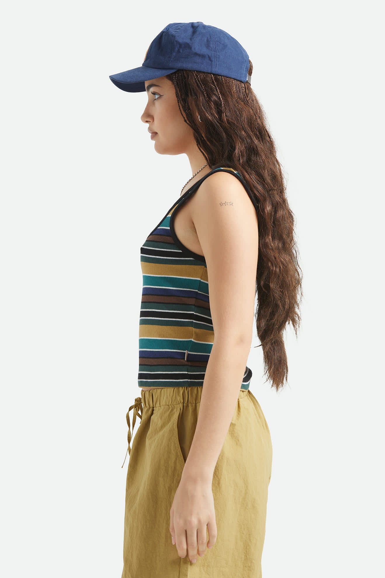 Ringer tank top multi retro stripe - 3