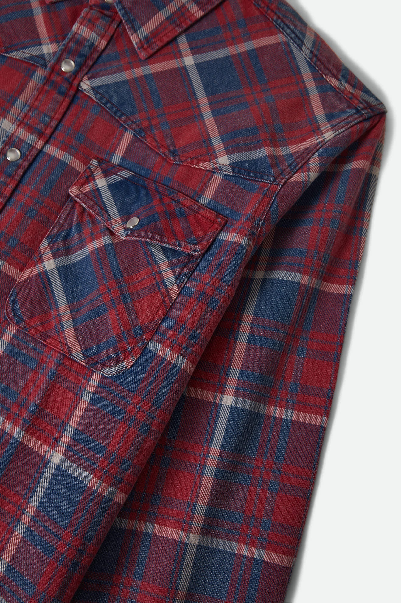  Waylon lightweight overshirt denim plaid - 9