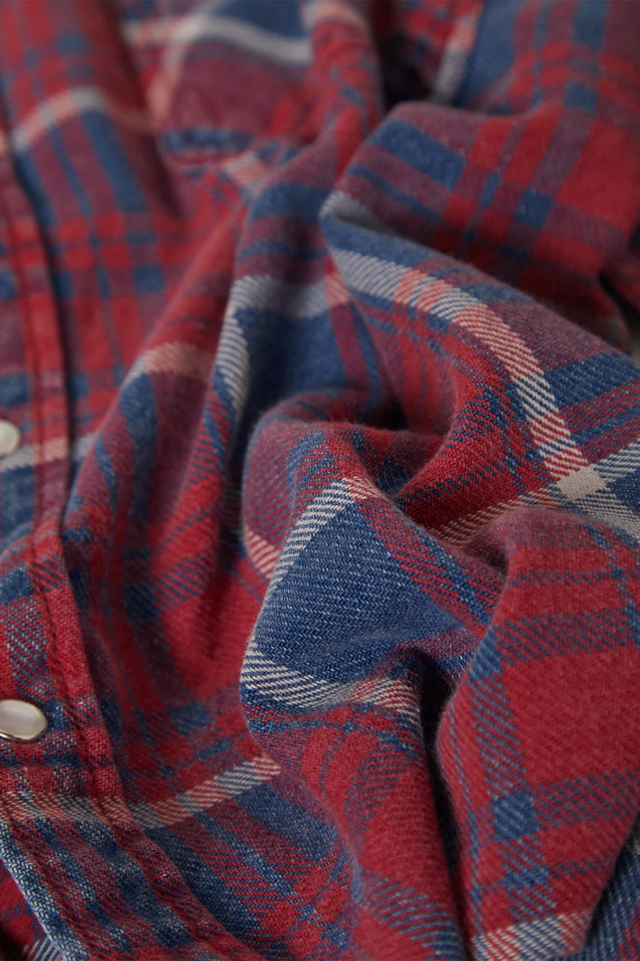  Waylon lightweight overshirt denim plaid - 8