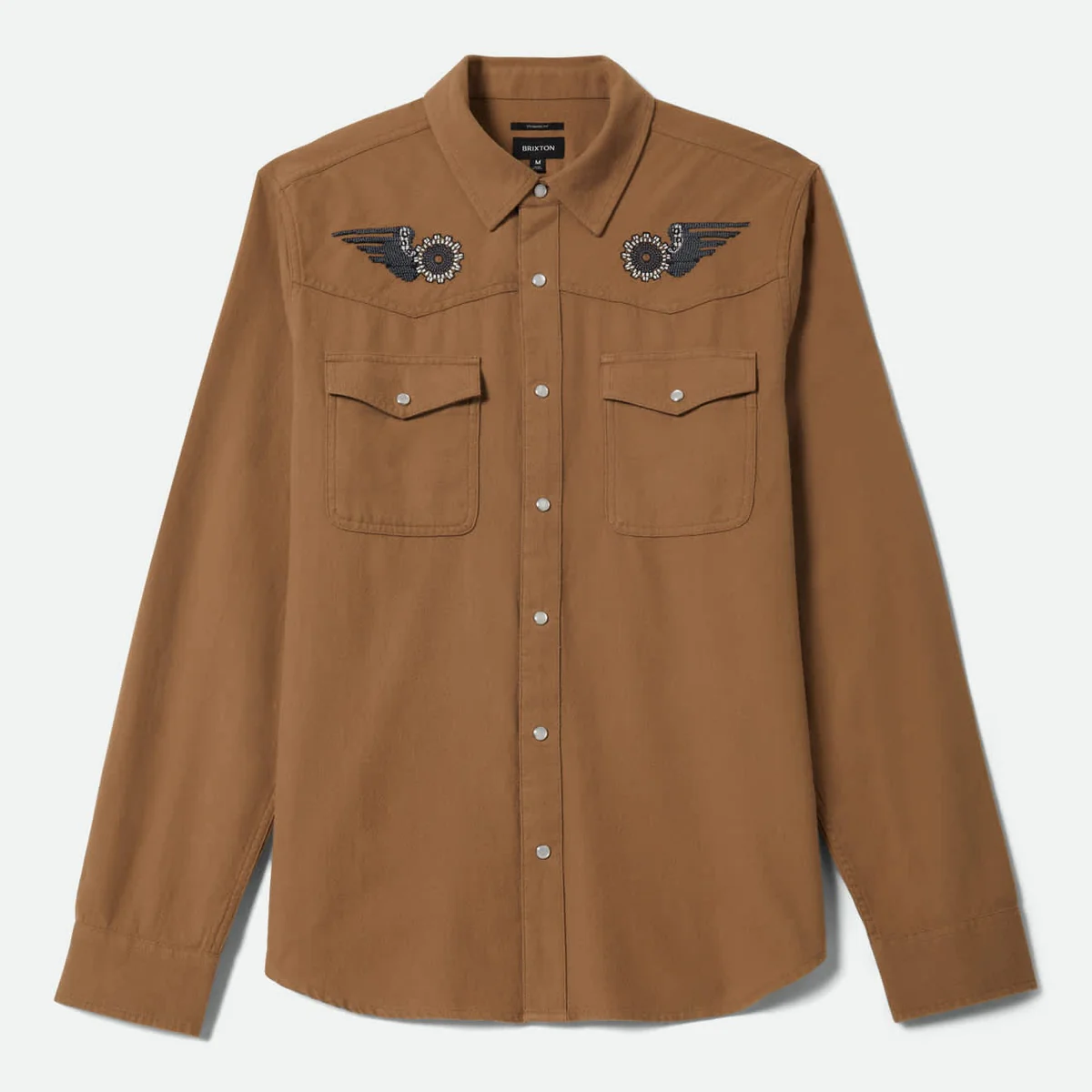 Waylon lightweight overshirt khaki - 3
