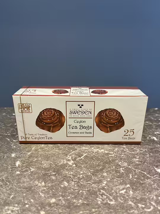 Te Kanelbulle 25 tepåsar - Svart te