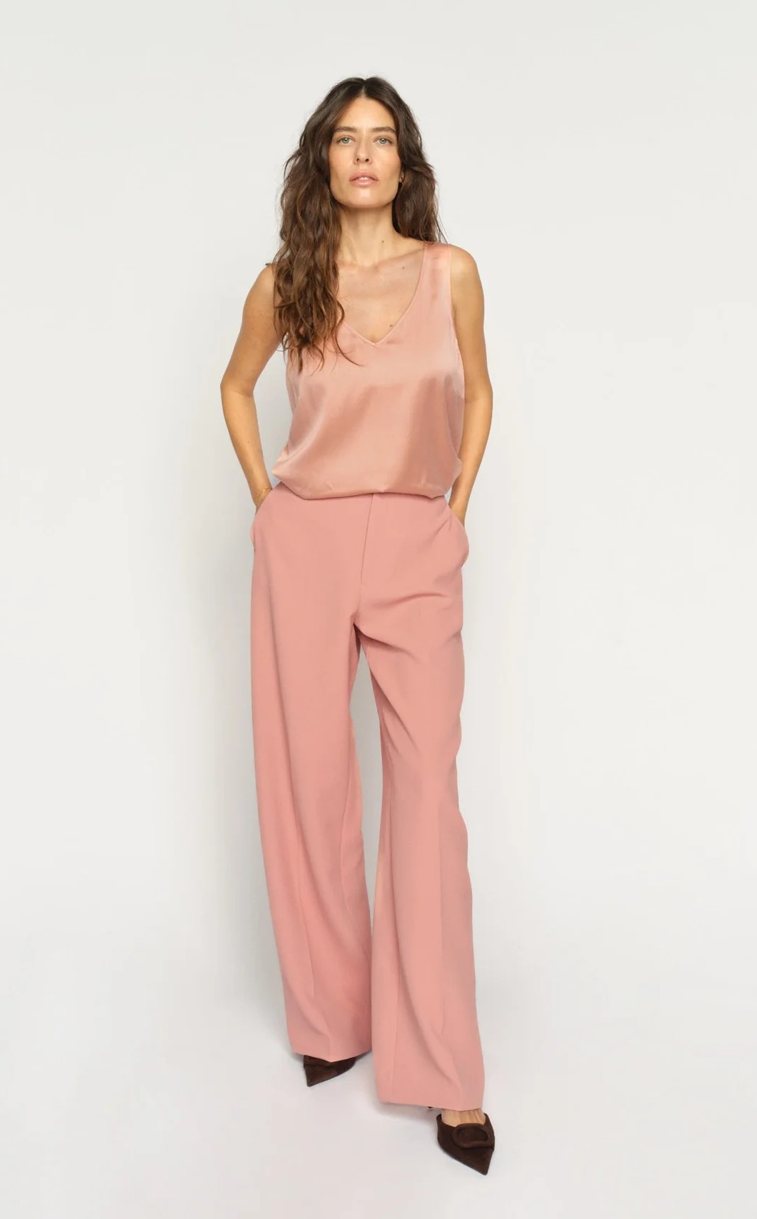 MMAstrid V-neck Silk Tank Top - Mos Mosh