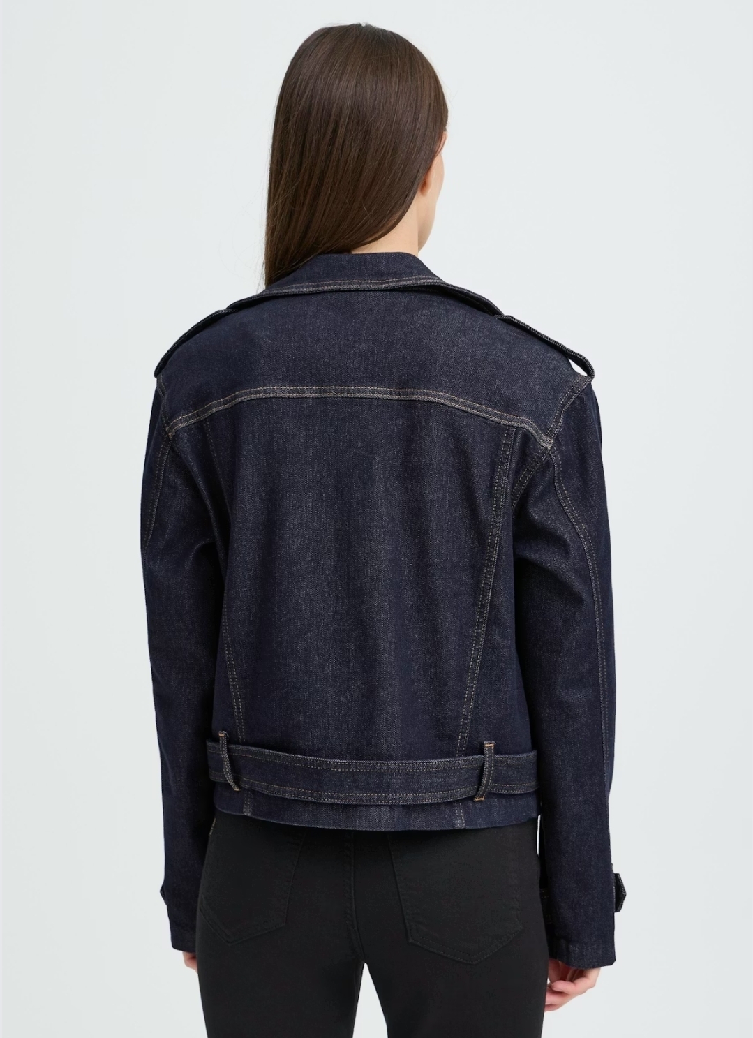 Pulz- Bikerjacka mörk denim - 2