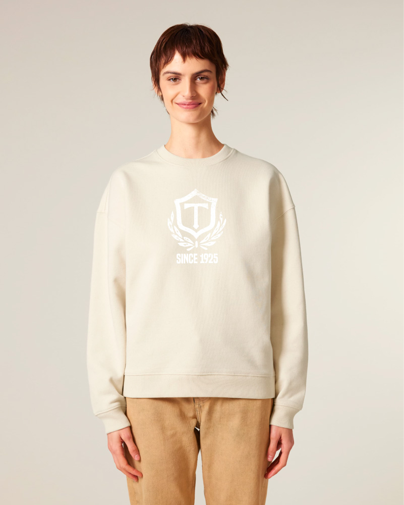 Oversized Sweatshirt Natural Raw