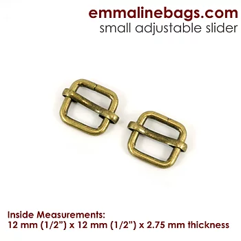 Justerspänne - 1/2" - antique brass - 2-pack - Emmaline