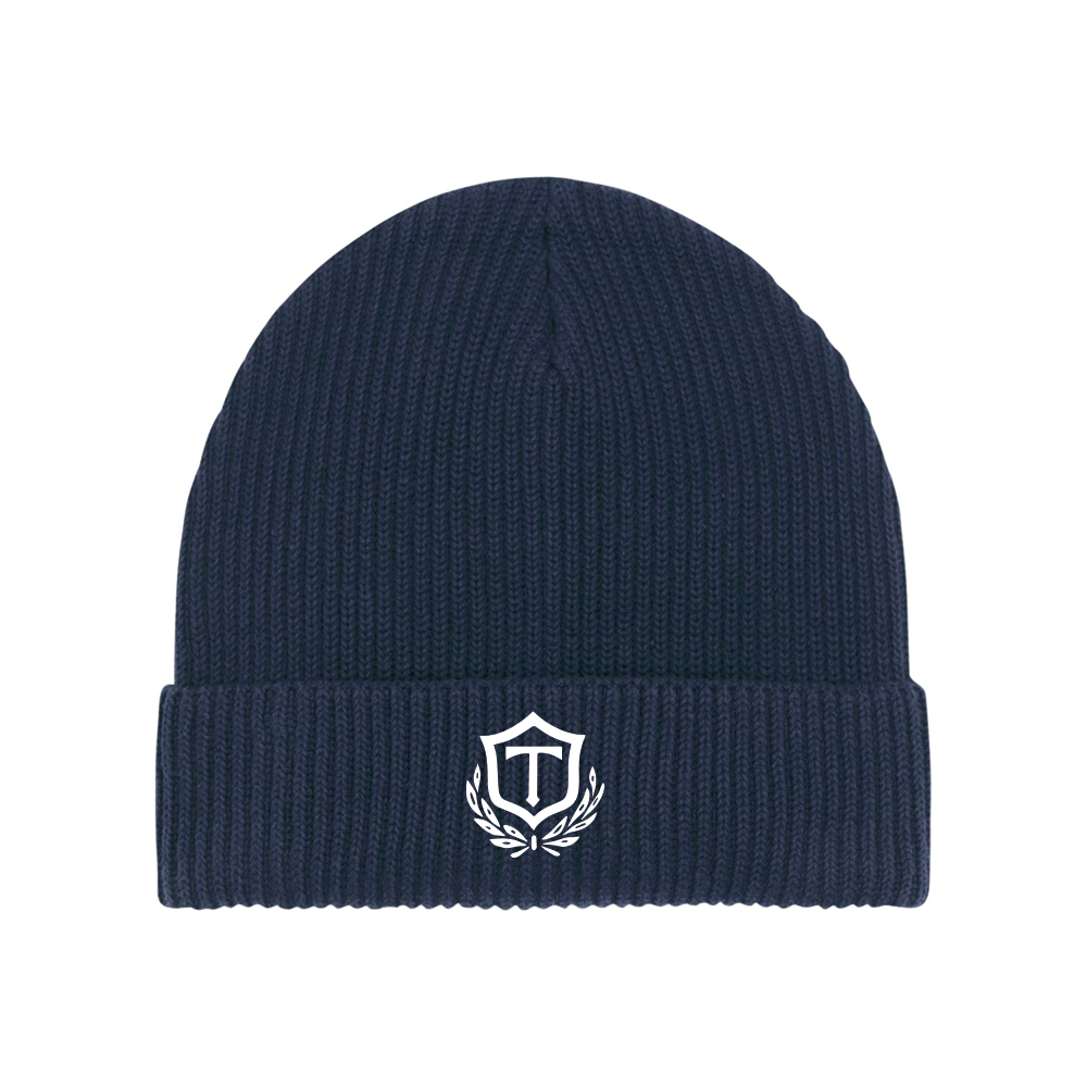Ribbed Beanie Navy - 2
