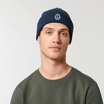 Ribbed Beanie Navy