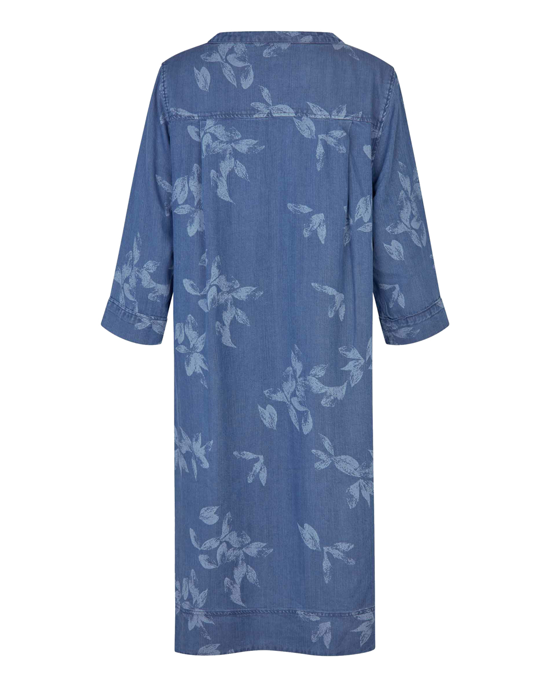 Jeansklänning Nokolo med blommor denimblå - 5