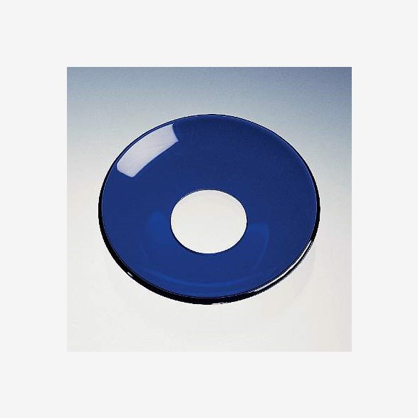 Ljusmanschett - blått glas  65 mm