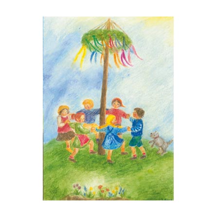  Konstkort- Maj av Ilona Bock  från Mellinger Verlag 