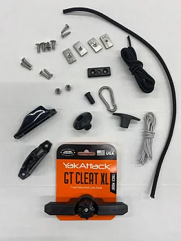 Universal lifting/unloading kit for bow mounted motor with internal routing