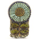 Lisa Larson (1963) Spectacular Sunflower Wall Plaque 28 cm (4) cm