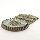Lisa Larson (1963) Spectacular Sunflower Wall Plaque 28 cm (4) cm