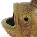 Gunnar Nylund (1940s) Green Swelling Fish 15/11 cm
