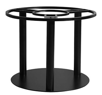 Bordsstativ Flat Rund Massiv svart Ø 83 cm
