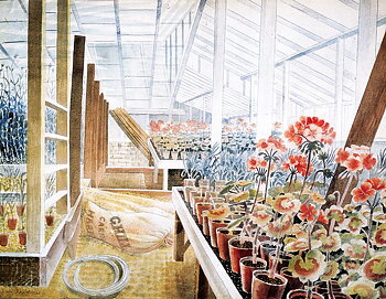 Eric Ravilious : Geraniums and Carnations 1938 - Kort med kuvert