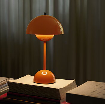 Flowerpot Portabel Bordslampa VP9 - Zesty Orange
