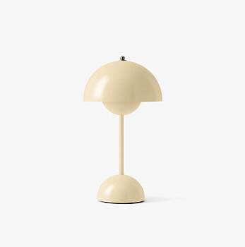 Flowerpot Portabel Bordslampa VP9 - Ivory