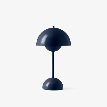  Flowerpot Portabel Bordslampa VP9 - Steel Blue